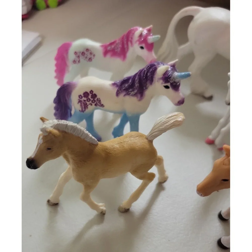 Schleich Unicorn Toy Figures Lot Pony Mixed brands Horse